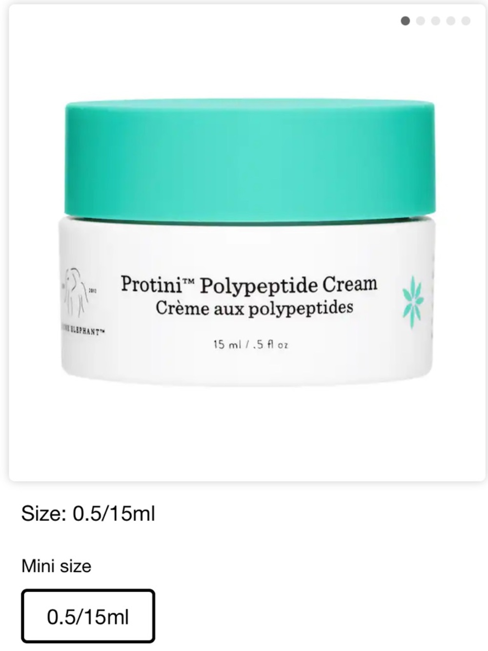 Drunk elephant moisturizer